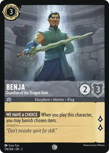 Benja Guardian of the Dragon Gem